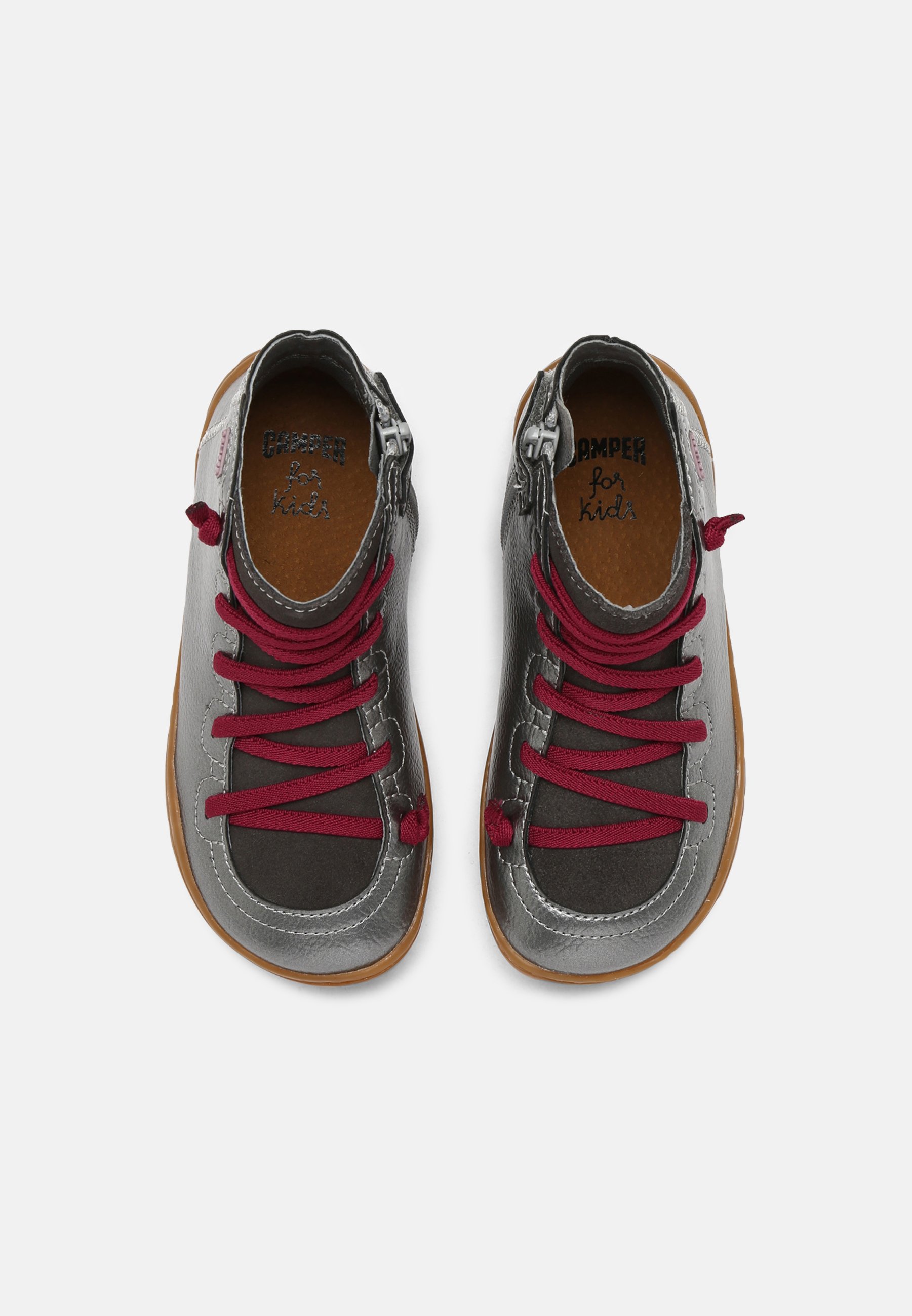 Camper PEU CAMI - Botines con cordones - silber/plateado - Zalando.es
