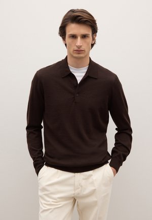 REGULAR FIT SWEATER - Strickpullover - chocolate brown