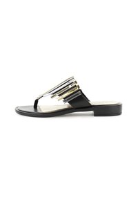 T-bar sandals - black multicolor
