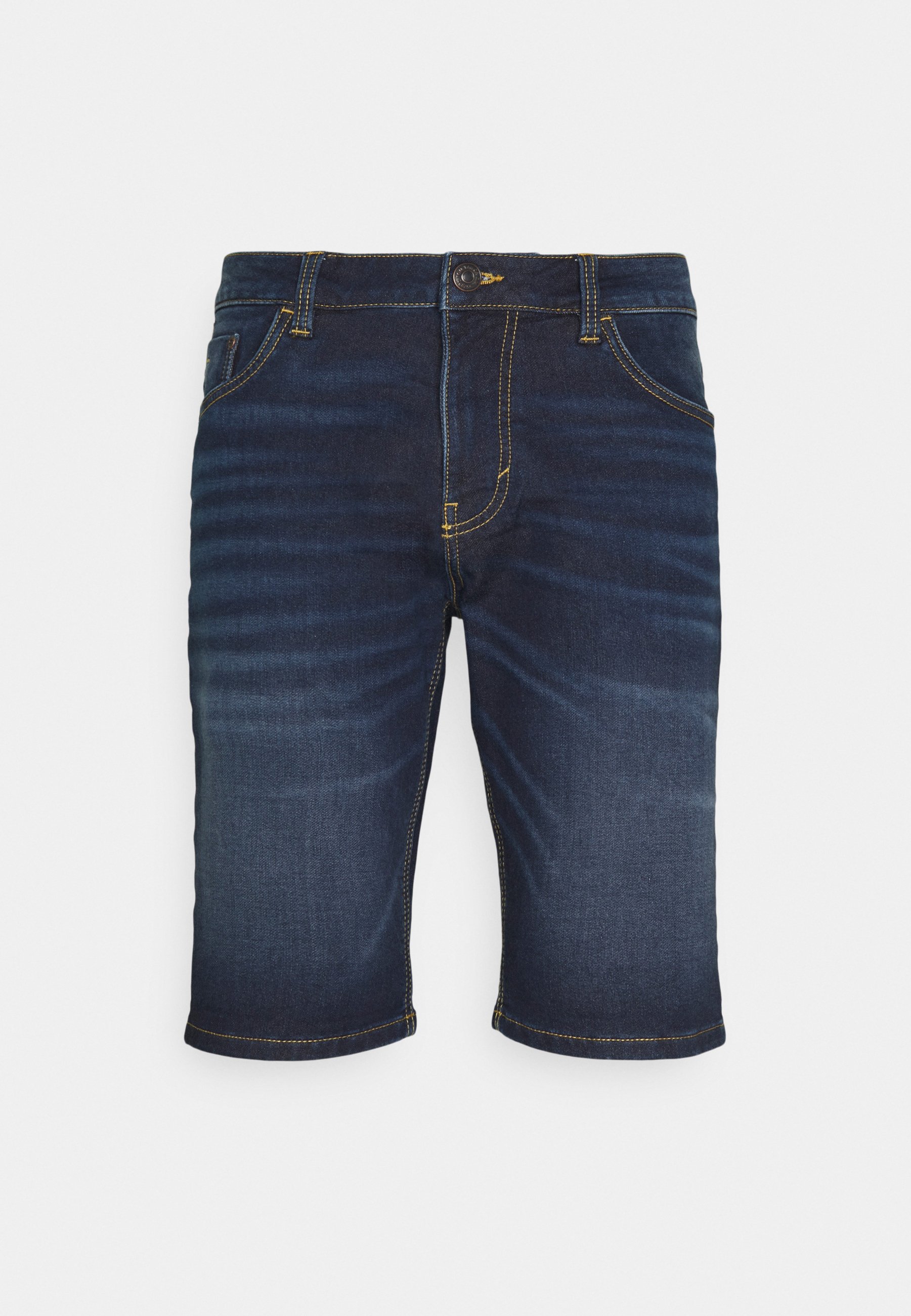 TOM TAILOR JOSH - Denim shorts - dark 