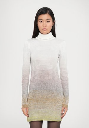 SHORT DRESS - Svetríkové šaty - multi-coloured/yellow/green/rose/beige/lilla