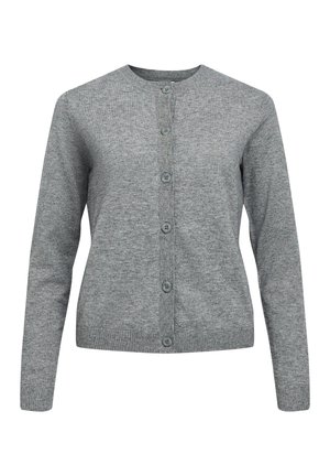 MELANGE - Cardigan - medium grey melange