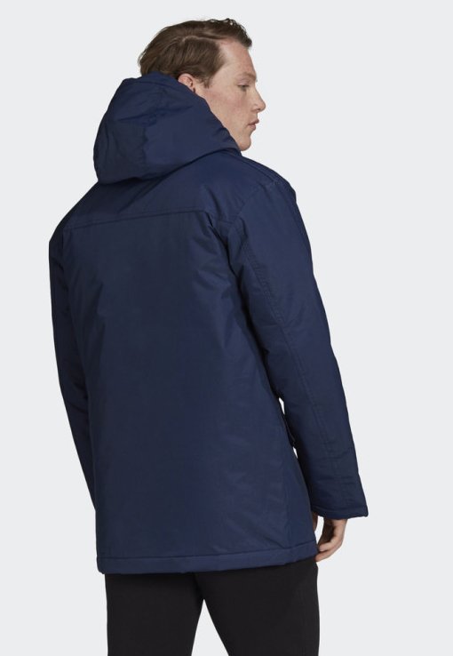 adidas parka blau