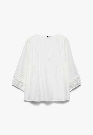 Vero Moda Curve, TOP VMCLESLIE TOP - Blouse - cloud dancer