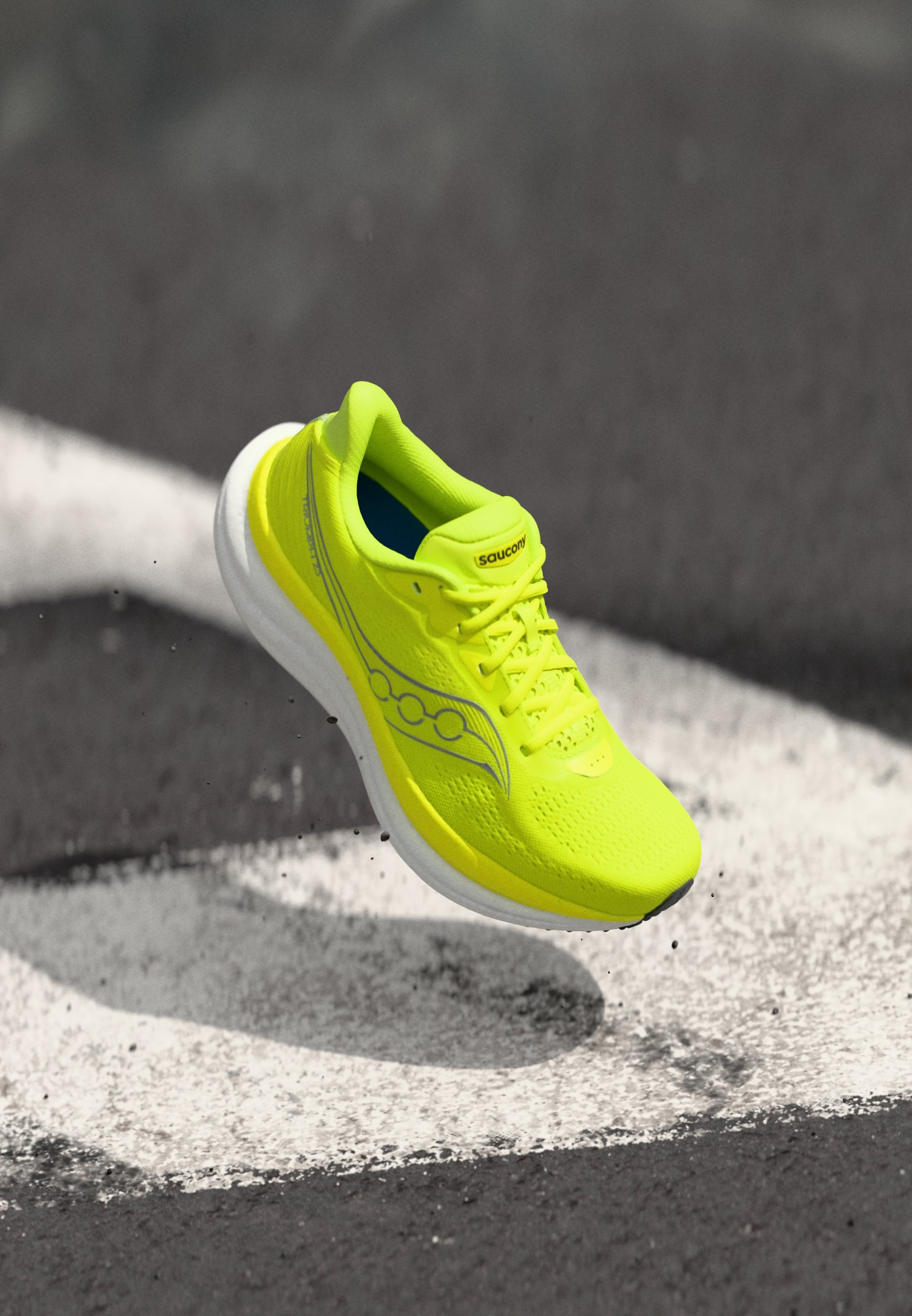 saucony chaussures jaune
