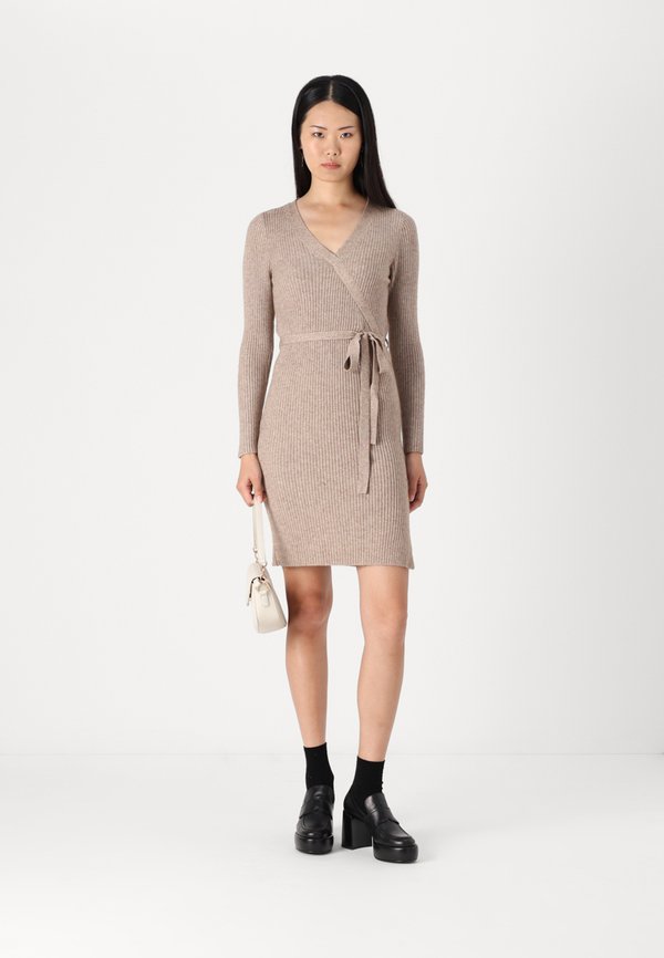 ONLVENLO WRAP DRESS  - Jumper dress - beige3