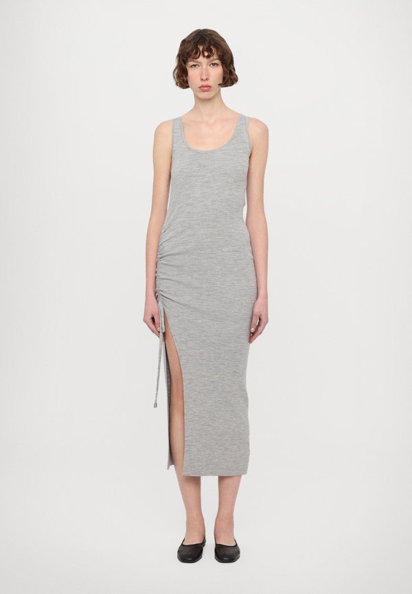 RUCHED SCOOP TANK  - Jumper dress - pearl