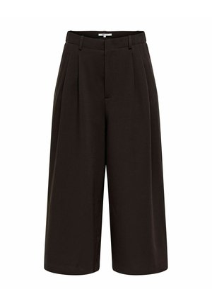 ONLY, TROUSERS ONLLYON BARREL FIT TROUSERS - Pantalon classique - chocolate torte