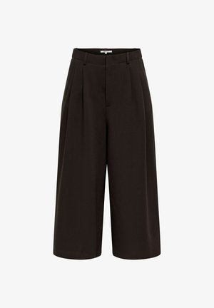 ONLY, TROUSERS ONLLYON BARREL FIT TROUSERS - Pantalon classique - chocolate torte