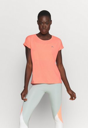 ONPAUBREE LOOSE TRAINING TEE OPUS - T-shirts - neon orange