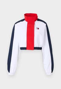 Tommy Jeans WINDBREAKER - Lett jakke - white/multicoloured