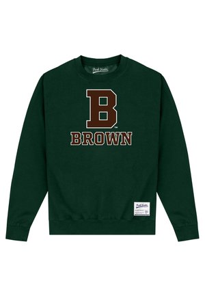 Henry Tiger BROWN UNIVERSITY INITIAL - Sweatshirt - bottle green