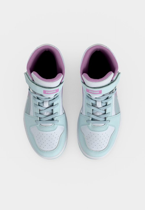 PUMA REBOUND SLAM MID FADED GLOW UNISEX - High-top trainers - aqua glow/mauve glow/white — photo 5