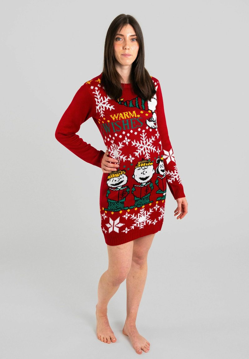 Snoopy THE PEANUTS SNOOPY - Jumper dress - rot/red - Zalando