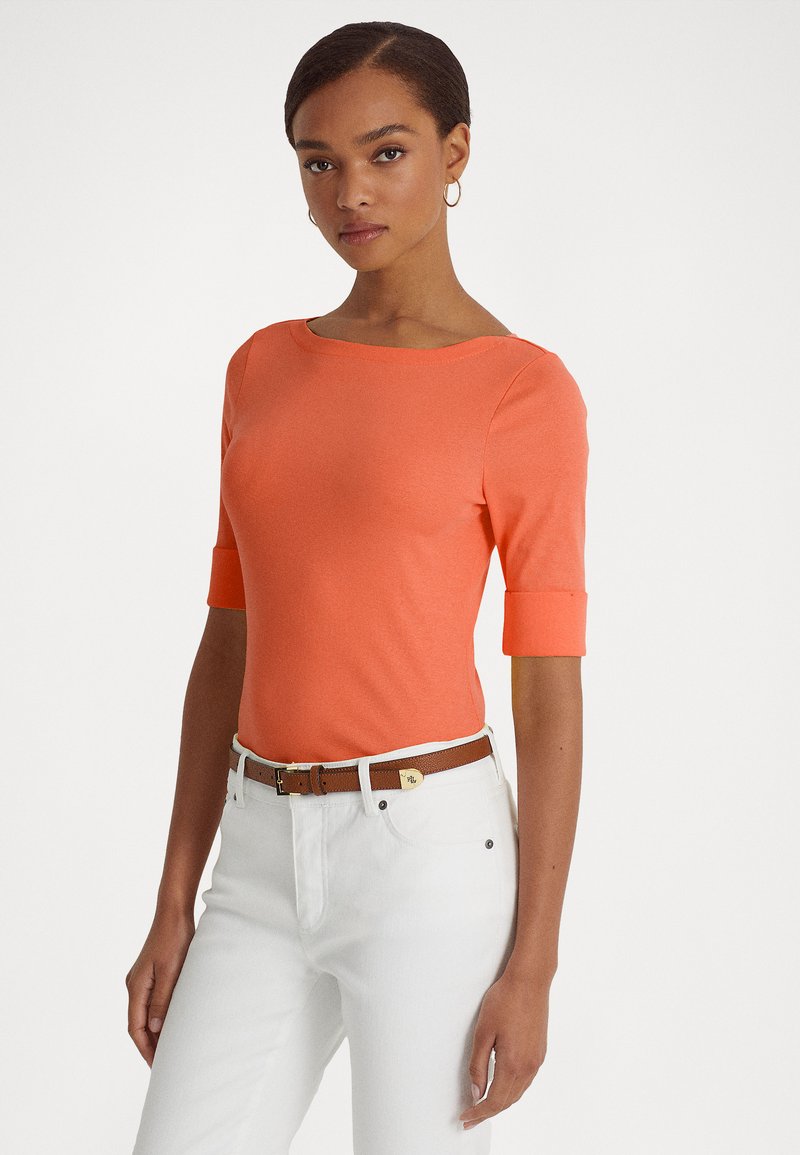 Lauren Ralph Lauren ELBOW SLEEVE Tshirts basic portside coral/koral Zalando.dk