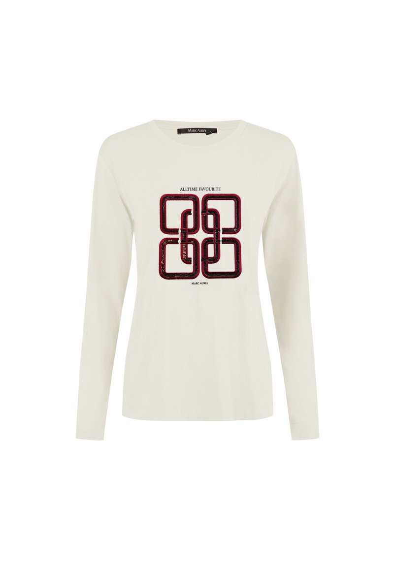 Marc Aurel Langarmshirt - milk