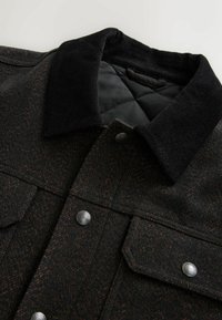 REGULAR FIT - HERRINGBONE TRUCKER - Mezisezónní bunda  - brown