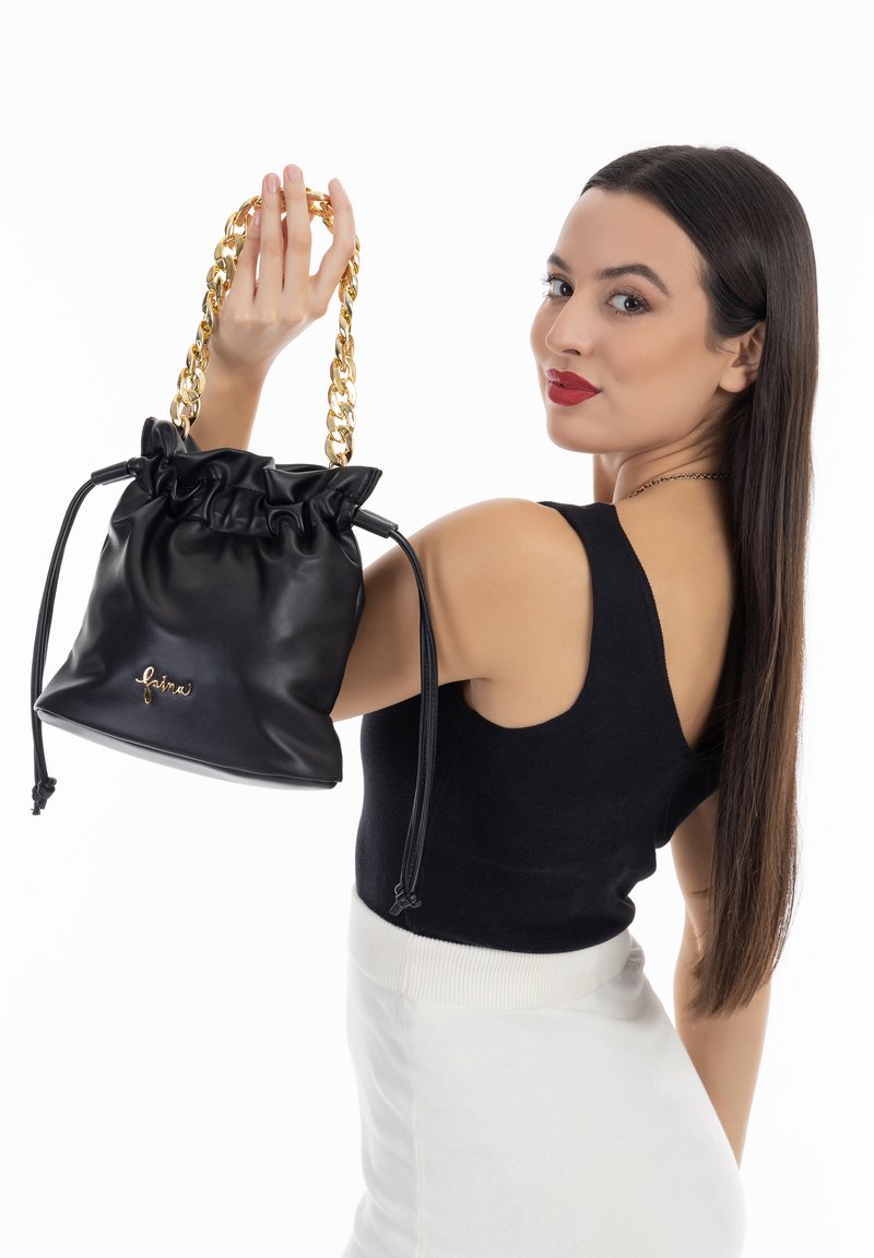faina Borsa a tracolla - schwarz
