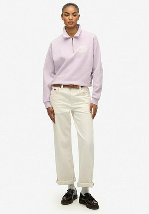 NEON COLLARED HALF  - Sweatshirt - parma violet purple
