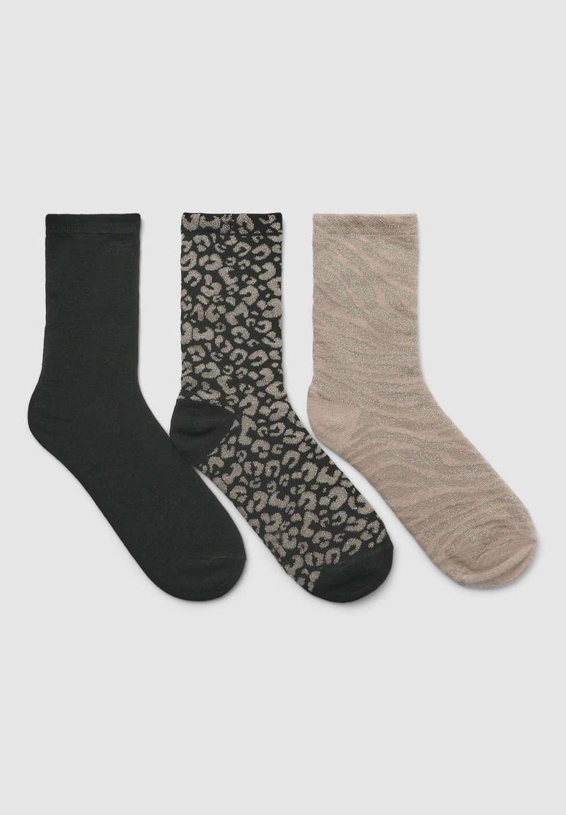 Terranova PACK Calze var tortora/beige screziato