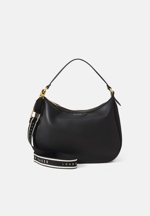 ESIAH SLOUCHY HOBO WEBBING BAG - Handbag - black