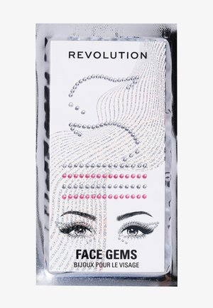 REVOLUTION METALLIC MUSE SILVER FLICK EYE GEMS - Glitter