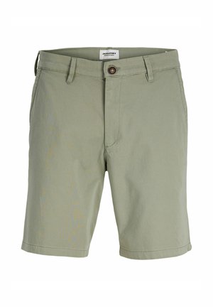 Helerohelised meeste põlvpüksid nööpidega suletava, vööaasade ja küljetaskutega, sildiga Jack & Jones Pants Studio.