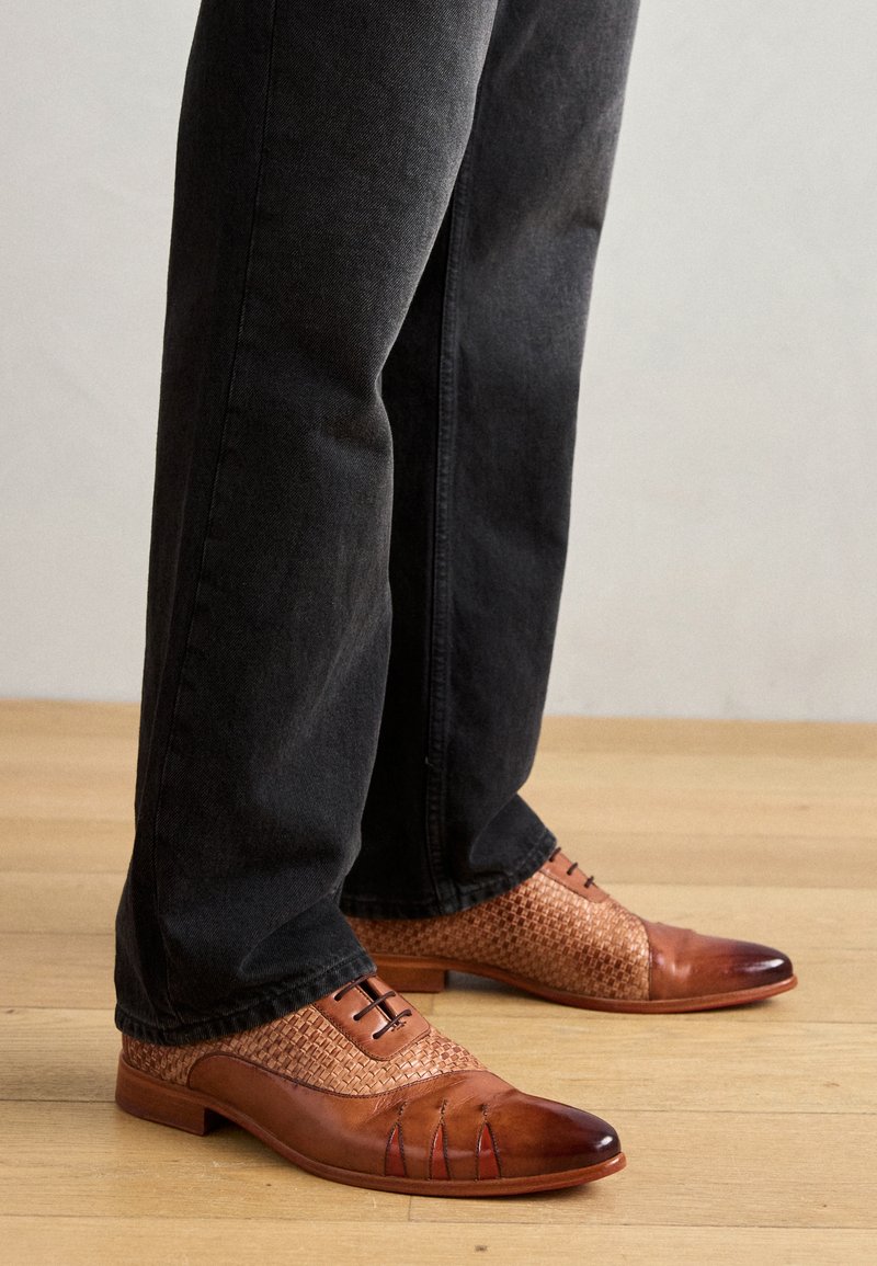 melvin & hamilton Veterschoenen cognac