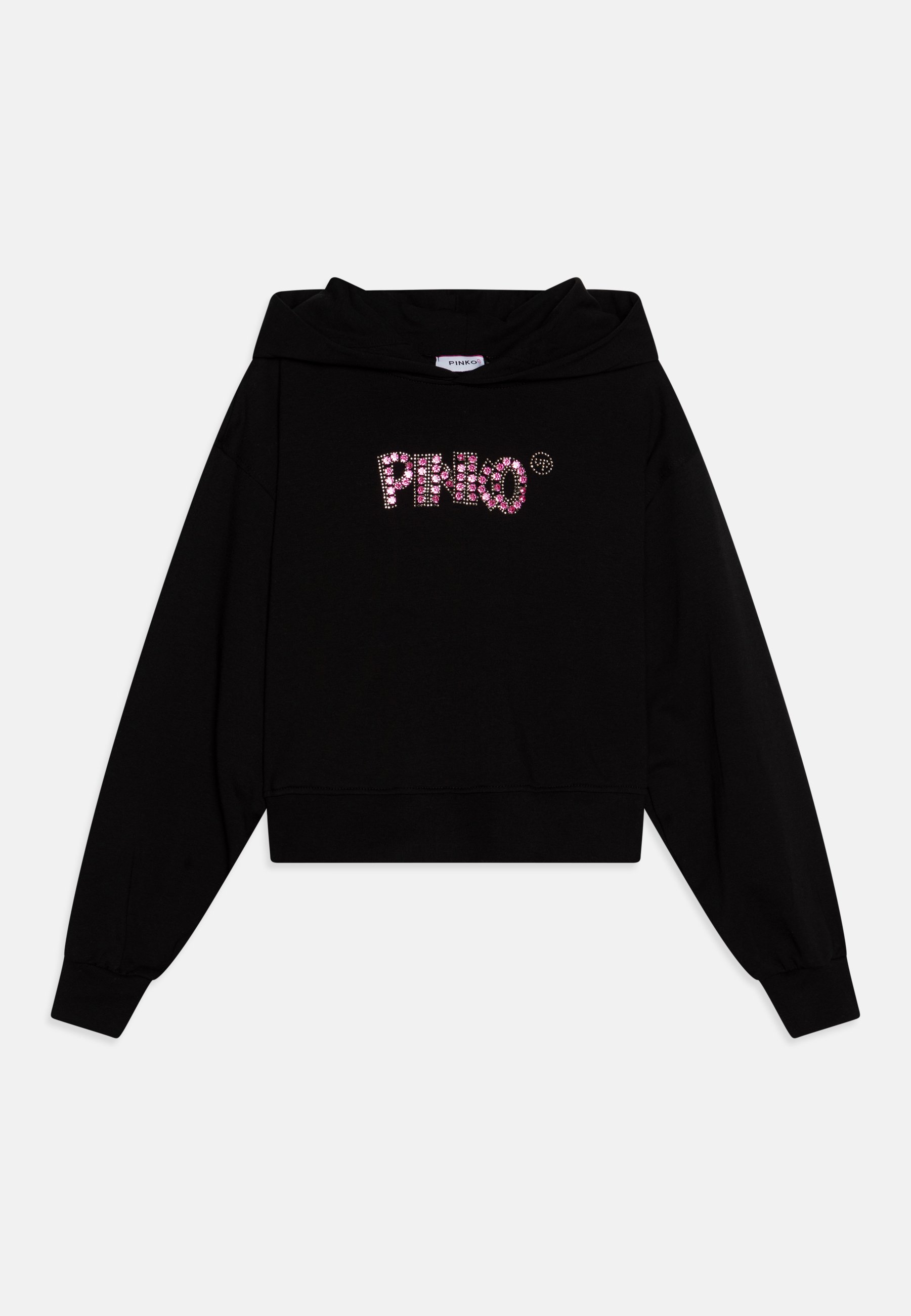 Pinko Up STRECH HOODIE GIRL Felpa con cappuccio nero