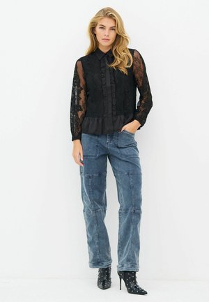 NÜ Denmark, ELMA - Hemdbluse - black