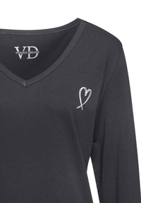 Vivance Langarmshirt - schwarz
