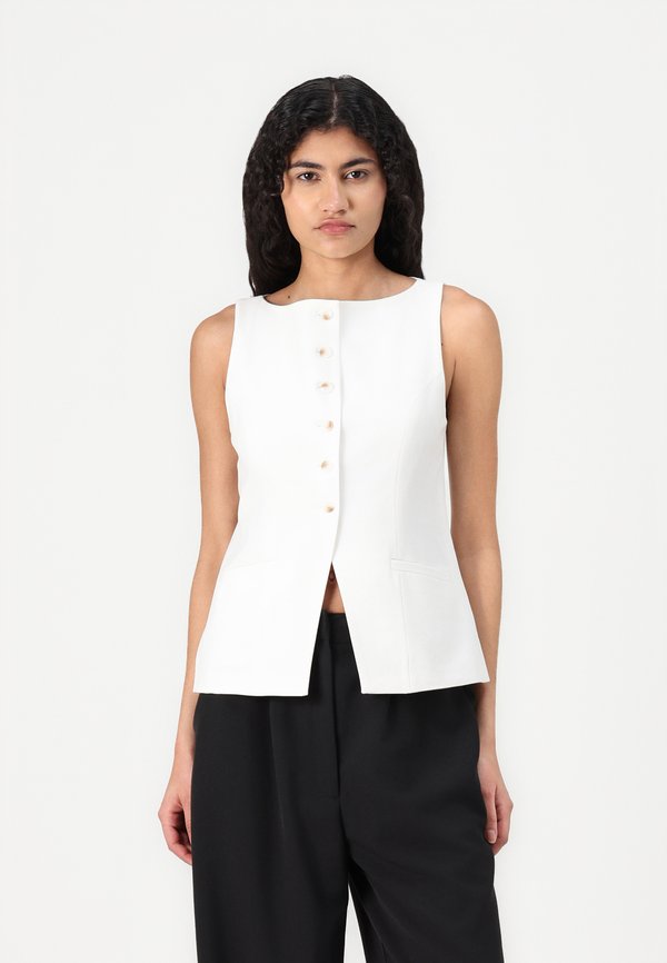 TAILORED BOATNECK VEST - Waistcoat - Main Image