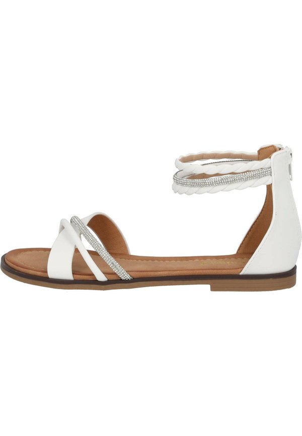 CHRITINA - Riemensandalette - weiß