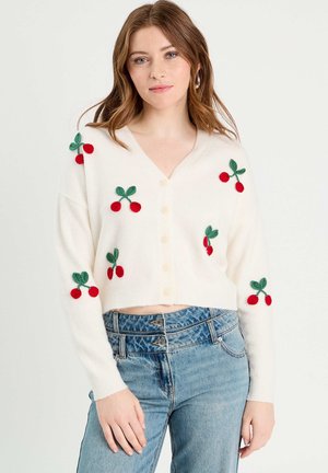 Cache Cache KURZE BESTICKTE  - Cardigan - ecru