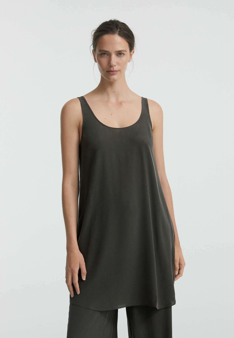 Damen Freizeitkleider | OYSHO Jerseykleid dark grey/dunkelgrau - WM30510 Damen Freizeitkleider | OYSHO Jerseykleid dark grey/dunkelgrau - WM30510