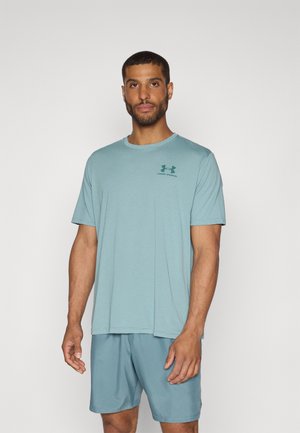 Under Armour LEFT CHEST LOGO - T-shirts print - serpentine/jasper blue
