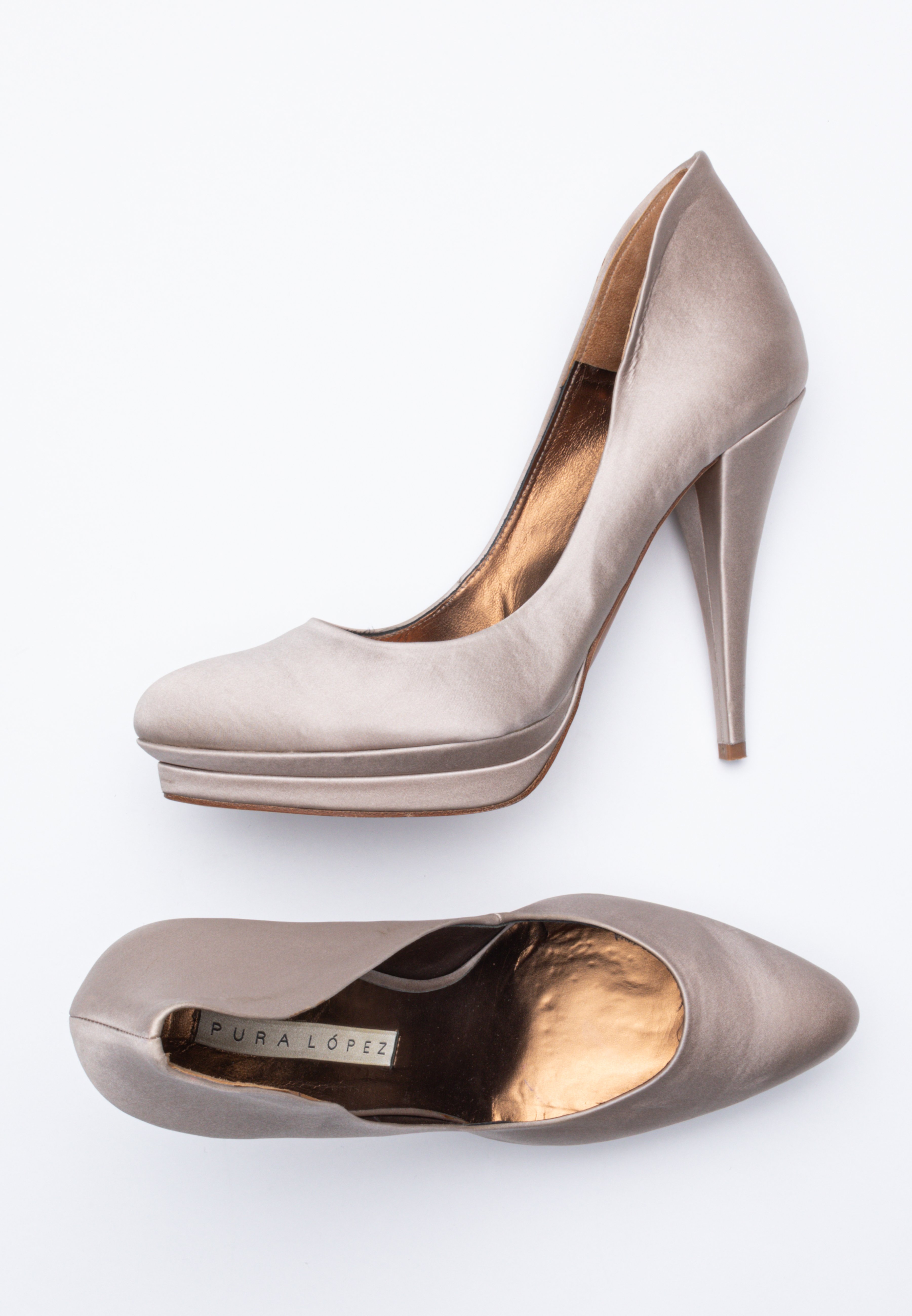 Zapatos de salón beige Pura Lopez segunda mano mujer | Zalando