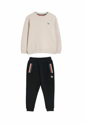 REGULAR FIT - ZEBRA SET   - Felpa - stone black