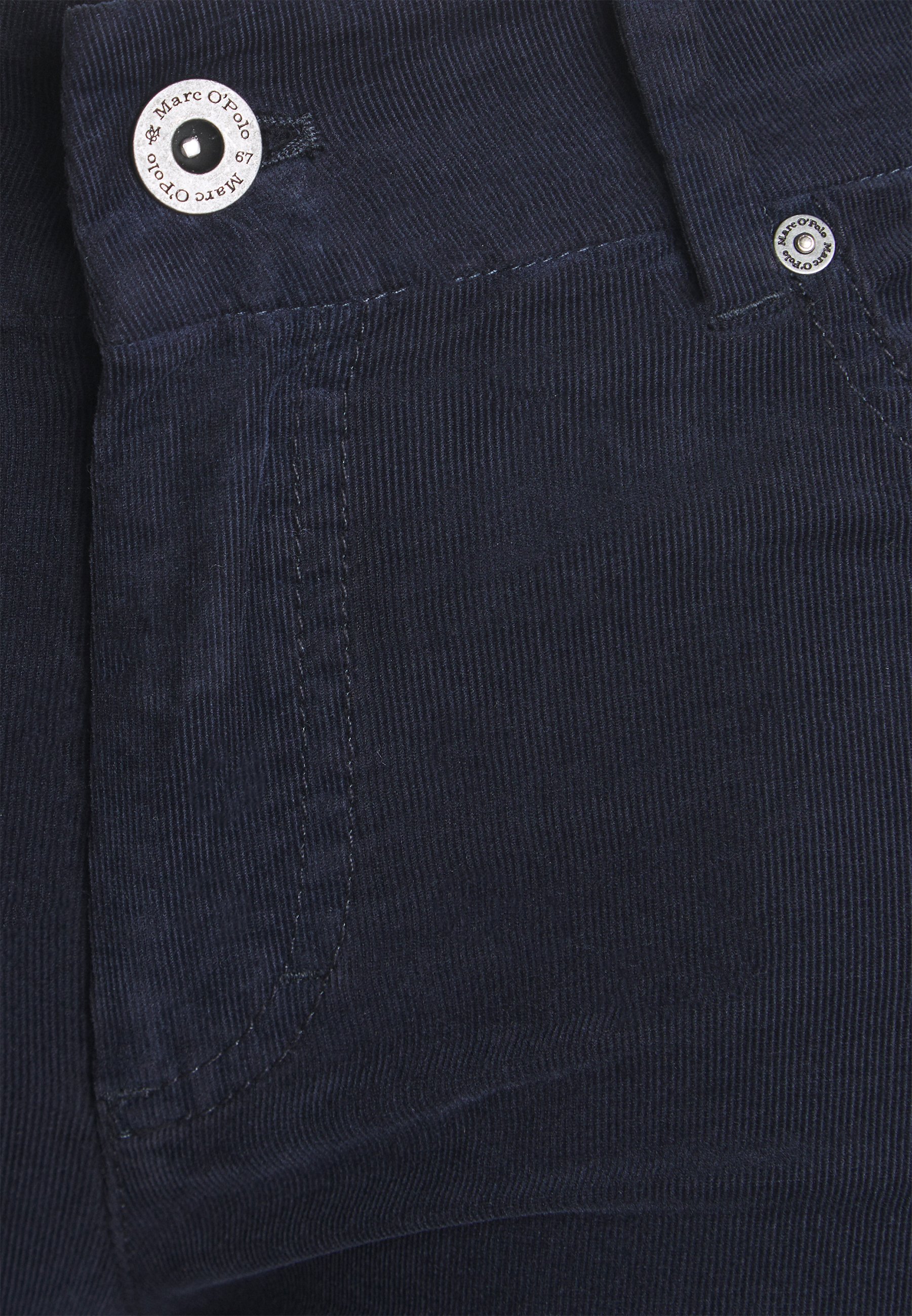Marc O'Polo ALBY SLIM - Trousers - midnight blue/dark blue - Zalando.co.uk
