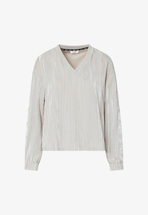 LIU JO, LIU JO CRINKLE-SAMT-SWEATSHIRT - Blouse - beige