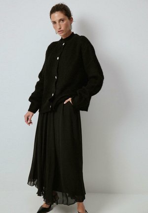 BUTTON DETAILED - Cardigan - black