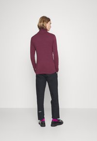 Pier One 2 PACK - Bluză cu mânecă lungă - bordeaux/dark blue