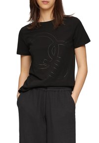 QS FRONT - T-shirt print - schwarz