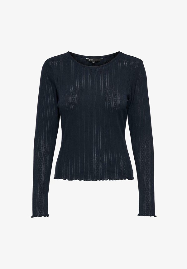 ONLCARLOTTA - Long sleeved top - blau