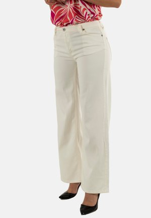 P0QT. - Jeans a zampa - blanc