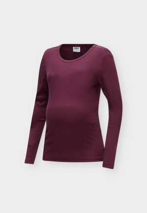 ONLY MATERNITY, OLMVAL O NECK - T-shirt à manches longues - fig