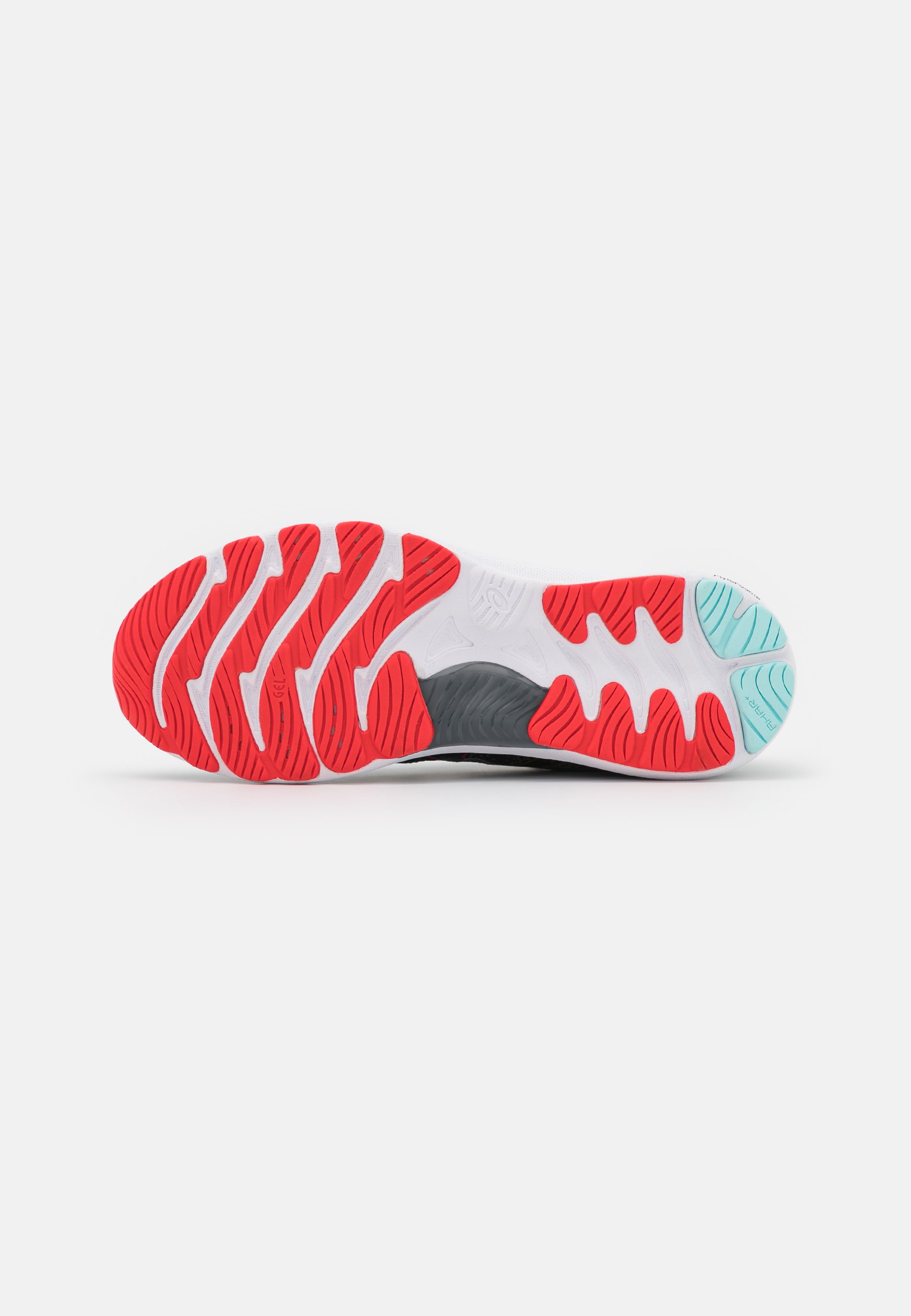 ASICS GEL-NIMBUS 23 - Hardloopschoenen neutraal - black/electric red/zwart  - Zalando.nl