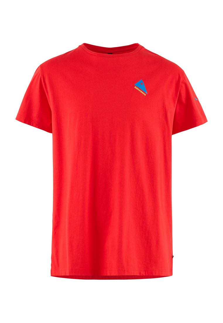 Klättermusen T-shirt print rood