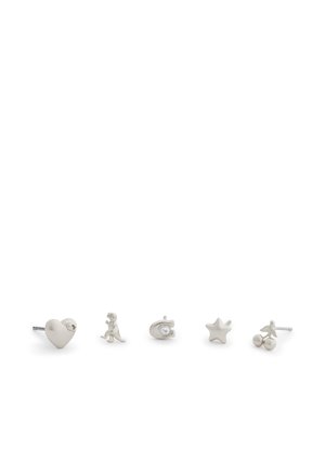 COACH, COACH SIGNATURE REXY MOTIF 5-PIECE SINGLE STUD EARRING BOXED SET - Boucles d'oreilles - medium grey