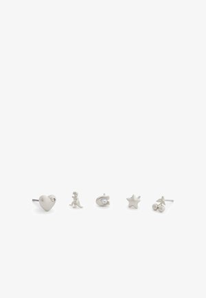 COACH, COACH SIGNATURE REXY MOTIF 5-PIECE SINGLE STUD EARRING BOXED SET - Boucles d'oreilles - medium grey